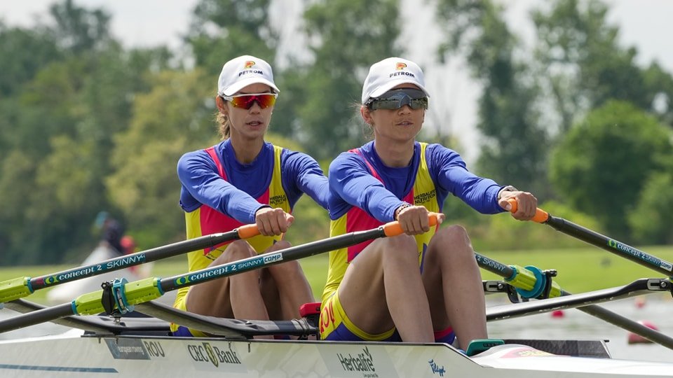 Gianina van Groningen și Ionela Cozmiuc cuceresc aurul la Europenele de canotaj de la Szeged